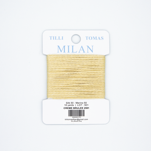 Milan Card- Creme Brulee