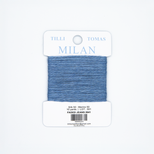 Milan Card- Faded Jeans