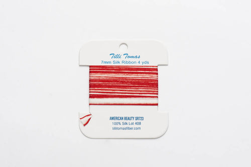 Silk Ribbon- American Beauty