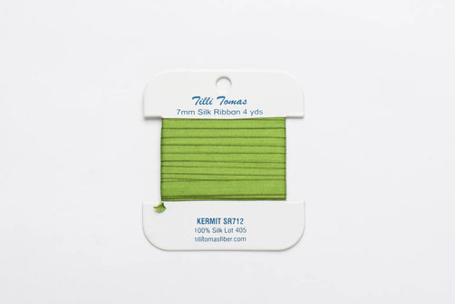 Silk Ribbon- Kermit