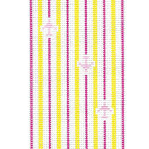 TTPC009 - Airplanes with Pink and Yellow Stripes
