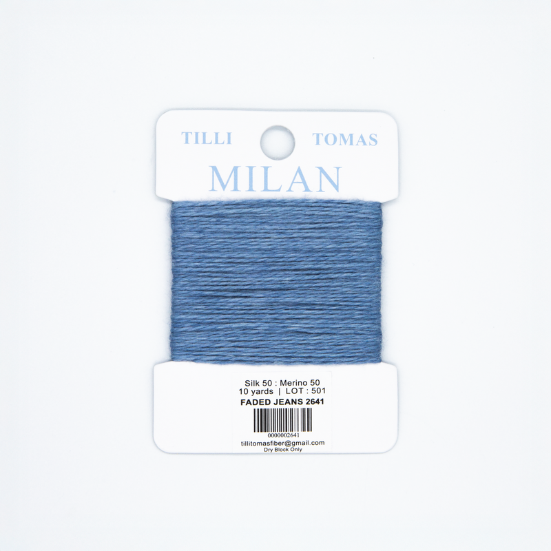 Milan Card- Faded Jeans