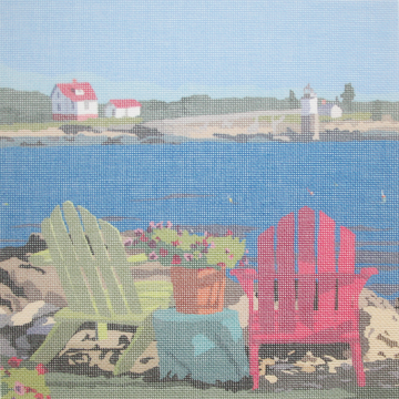 AC001 - Chairs overlooking Ram Island