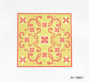 JN-T008D Blossom Mandala Lime/Red