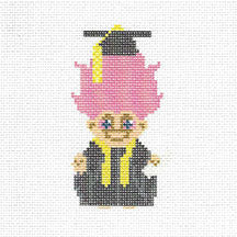 MMB012 - Troll Pink Hair Graduation