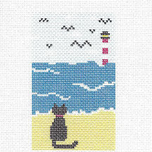 MME005 - Cat at Ocean