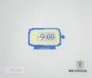 MM-GR003A Mid Mod Alarm Clock Blue