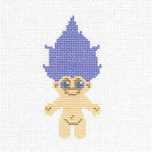 MMB004 - Troll Purple Hair