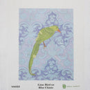 SS013 - Lime Bird on Blue Chintz