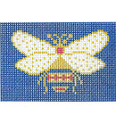 TI119E - Bee Blue Background