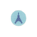 TTF030A - Eiffel Tower with Blue Background