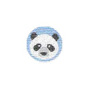 TTF066A - Panda Bear blue background