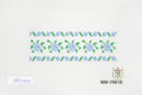 MM-V002B Rose Pattern Blue