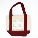 Mini Canvas Tote - Cranberry