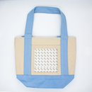Mini Canvas Tote - Light Blue