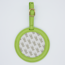 Round Luggage Tag - Lime