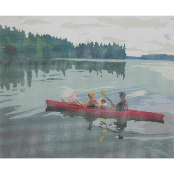 AC003 - Kayaking on a lake