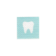TT113 - White Tooth with Aqua Background