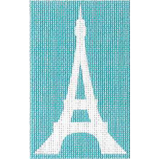 TTPC013B Eiffel Tower - Aqua