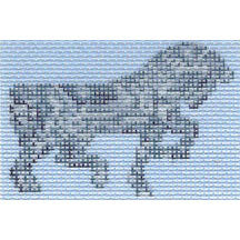 TTW003BLU - Horse Blue